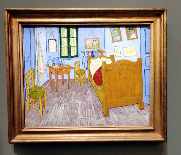 Cuadro la habitación de Van Gogh del museo Orsay de Paris