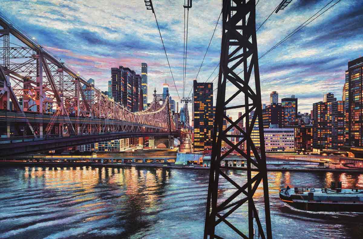 Nathan Walsh pintor realista muy colorista