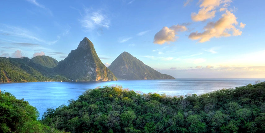 Los Pitons de Santa Lucia