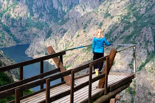 Mirador Pena do Castelo en los cañones del Sil 