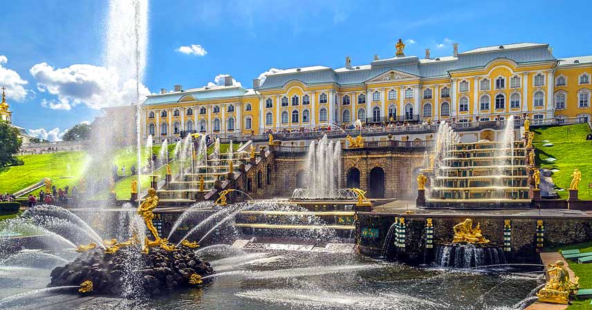 Foto del Palacio de Petershof en San Petersburgo