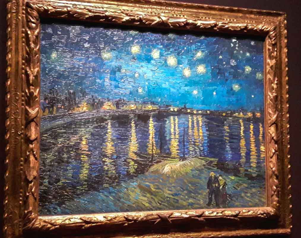Museo de Orsay, otra versión de la noche estrellada sobre el Ródano de van Gogh