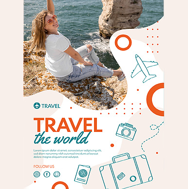 Poster de viajes para agencias