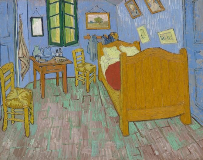 cuadro de Van gogh , la habitación de Arlés